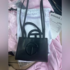 small black TELFAR shopping bag ⭐️⭐️⭐️⭐️⭐️